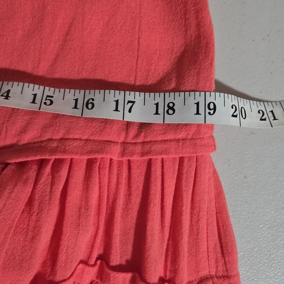 NWOT Free People Endless Summer Moonlight Chic Coral Halter Maxi Dress Size XS - Picture 9 of 16